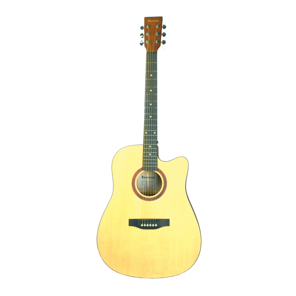 Beaumont DG80CE/NA электроакустическая гитара с вырезом. NEOPIX.RU - интернет-магазин