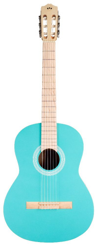 CORDOBA C1 Matiz Aqua классическая гитара, цвет лазурный, чехол в комплекте
