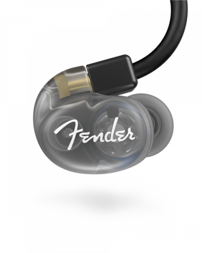 FENDER DXA1 PRO IEM- TRANSPARENT CHA Внутриканальные наушники (вкладыши) с 8,5мм драйвером (Titanium Micro Drivers), цвет полупрозрачный черный