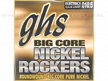 GHS BCL Струны для электрогитары (10,5-13,5-18-28-38-48) толстая сердц. круглая обмотка никель