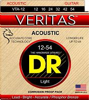 DR VTA-12- серия Veritas для акустической гитары с технологией Coated Core, Light (12-54)