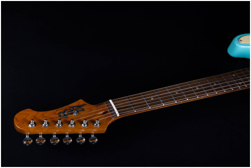 JET JT-300 BL R электрогитара, Telecaster, корпус липа, 22 лада, SS, цвет Sonic blue глубой фото 4