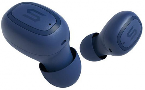 SOUL S-GEAR Blue Вставные беспроводные наушники. 2динамических драйвера. Bluetooth 5.1, частотный диапазон 20 Гц - 20 кГц, чувствительность 92 дБ, соп