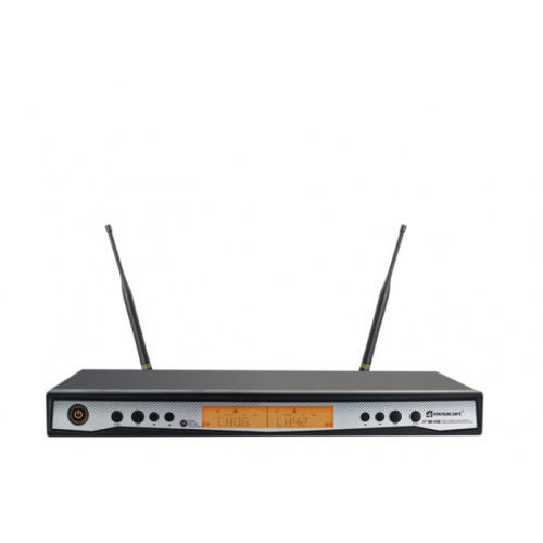 Relacart UR-111DMT 2-х канальный приемник UR-111D + два поясных передатчика ET-60 + 2 петл. микр фото 2