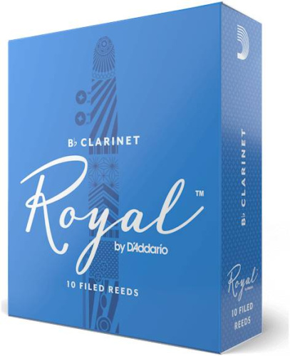 D'ADDARIO WOODWINDS RCB1030 ROYAL, BB CLAR, 3, 10 BX трости для кларнета, размер 3, 10 шт