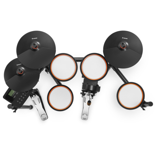 DONNER DED-100 Electric Drum Set 5 Drums 3 Cymbals электронная ударная установка (5 пэдов барабанов, 3 пэда тарелок, стул для ба фото 2