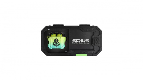 Gravastar Sirius Neon Green Bluetooth: V5.2 Дальность приема: 10м± Система шумоподавления при передаче голоса: ENC Время зарядки: 1.5-2 часа Время раб фото 6