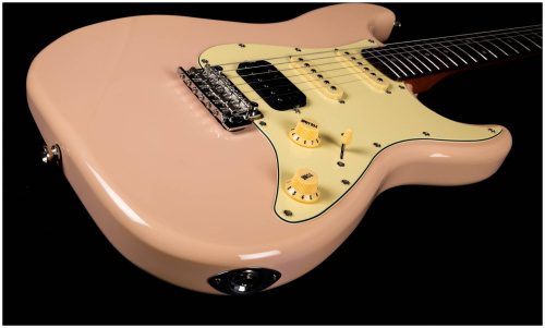 JET JS-400 PK R электрогитара,Stratocaster, корпус липа, 22 лада, HSS, tremolo, цвет PK фото 6