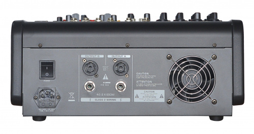 SVS Audiotechnik PM-8A Активный аналоговый микшерный пульт, 8 каналов, выходная мощность: 4 Ω 2x650 фото 2