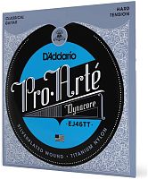 D'Addario EJ46TT струны для классической гитары, сильное натяжение, оплётка-титан