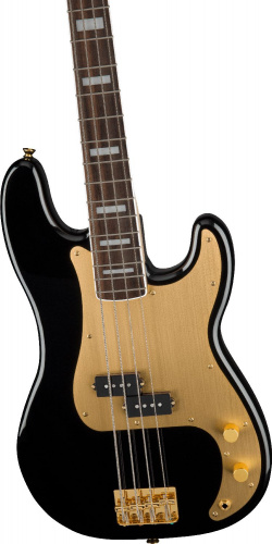SQUIER 40th ANN P Bass LRL Black бас-гитара, цвет черный фото 5