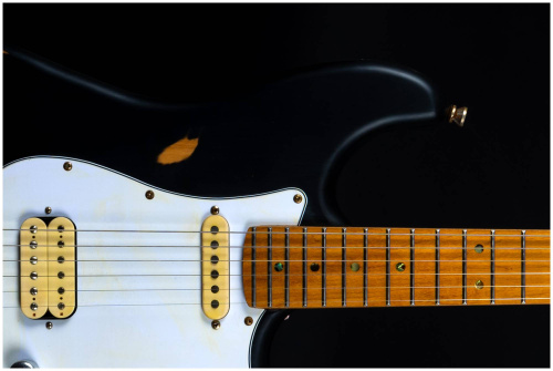 JET JS-800 Relic BK электрогитара, Stratocaster, корпус липа, HS, цвет Relic BK фото 10