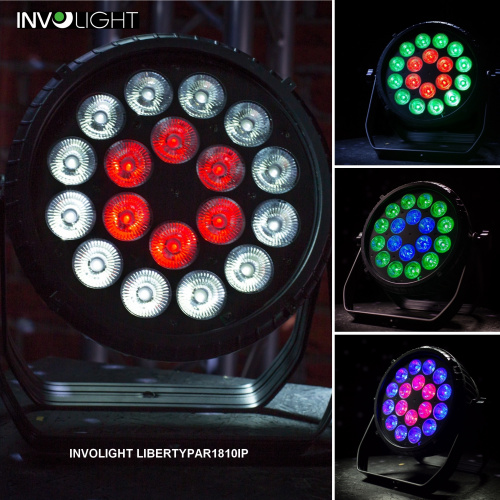 Involight LIBERTY PAR 1810IP Аккумуляторный всепогодный LED прожектор, 18х5Вт RGBW, DMX512, ИК-ДУ фото 5