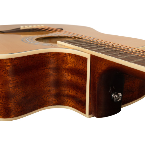 ROCKDALE Aurora D6 Gloss C NAT акустическая гитара дредноут с вырезом, цвет натуральный, глянцевое покрытие фото 4