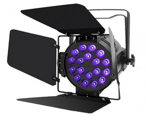 STAGE4 STAGE Z-PAR 18x12FWAU Светодиодный светильник сценических эффектов, LED PAR c моторизированным зумом, со сменой цвета RGBWА+UV, источник света  фото 2