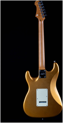 JET JS-300 GD электрогитара, Stratocaster, корпус липа, 22 лада, SSS, tremolo, цвет GD фото 5