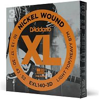 D'ADDARIO EXL140 3D Струны для электрогитары