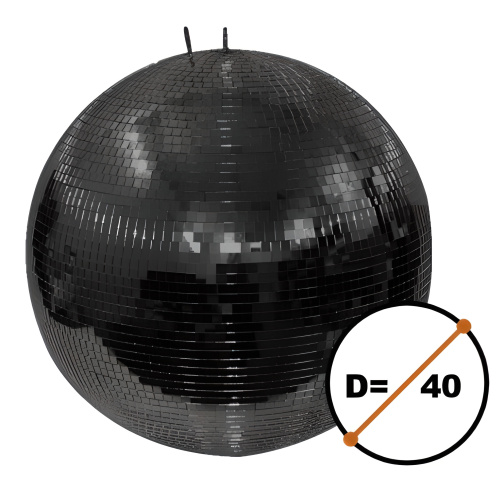 STAGE4 Mirror Ball 40B Зеркальный диско-шар, диаметр: 40см, цвет: черный.