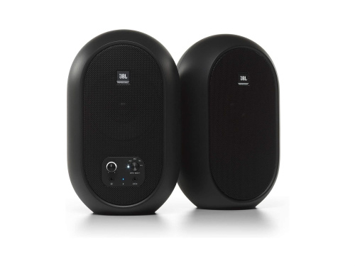 JBL 104Set BT коаксиальные Master+Slave настольные мониторы. 4,5" НЧ, 0,75" ВЧ, Усилитель класса D 30Вт + 30Вт, выход на наушники и управление громкос