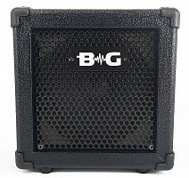 BG MG5 Усилитель гитарный комбо, 5 Вт, 6,5", питание от батареи или аккумулятора, Input, Gain, Bass, Treble, Level, Phones