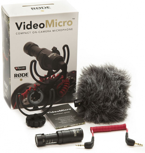 RODE VideoMicro Накамерный микрофон, кардиоидный, длина 80 мм и вес 42 грамма. фото 4