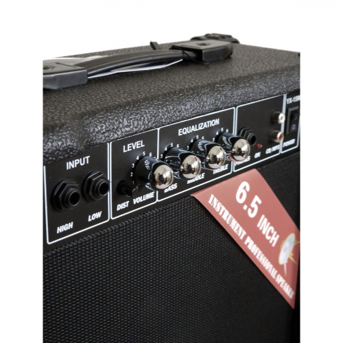 Deviser YX-15W Транзисторный гитарный комбо, 15Вт, 2 канала, динамик 6.5" фото 2