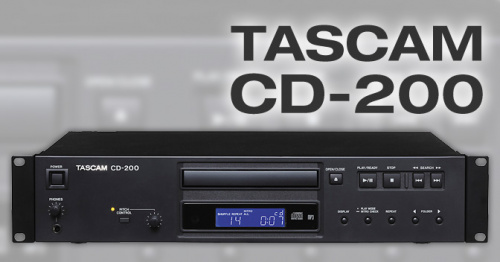 Tascam CD-200 CD плеер Wav/MP3, RCA/SPDIF, CD-Text, Anti-shock, pitch 12,5%, 2U, пульт ДУ фото 5