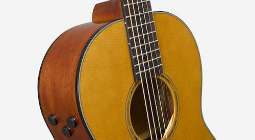 Yamaha CG-TA трансакустическая классическая гитара, верхняя дека массив ели, гриф нато фото 3