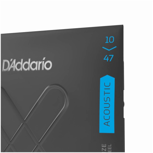 D'ADDARIO XTABR1047-12 SET ACOUS XT 80/20 12-STRING комплект из 12 струн с покрытием XT для акустической гитары, 10-47 фото 3