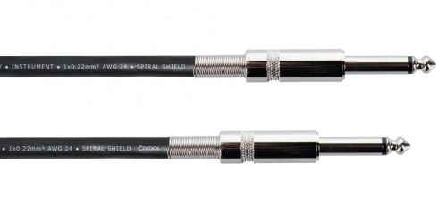 Cordial EI 5 PP инструментальный кабель джек моно 6.3мм джек моно 6.3мм, 5,0м, черный
