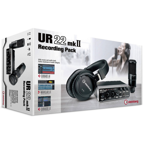 Steinberg UR22MK II Recording Pack Набор для звукозаписи, Steinberg UR22mkII, наушники, микрофон фото 2