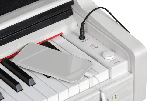 Kurzweil CUP410 WH Цифровое сценическое пианино, 88 молоточковых клавиш, полифония 256, цвет белый фото 4
