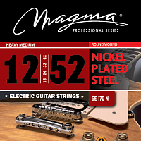Magma Strings GE170N Струны для электрогитары Серия: Nickel Plated Steel Калибр: 12-15-24-28-38-
