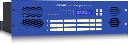 MIDAS DL451 модульный стейдж-бокс, до 24 вх/вых, 3 слота для карт вх/вых, 2 AES50, 3U