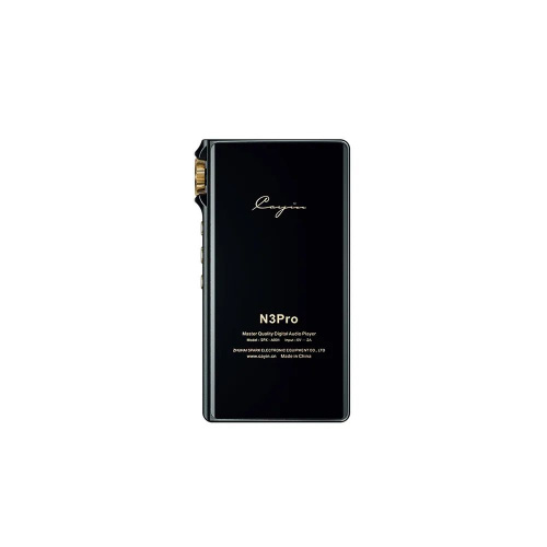 CAYIN N3Pro black with leather case Портативный плеер с кожаным чехлом фото 2