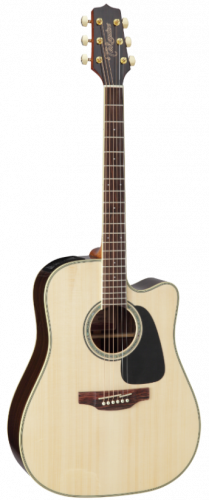 TAKAMINE G50 SERIES GD51CE-NAT электроакустическая гитара типа DREADNOUGHT CUTAWAY, цвет натуральный, верхняя дека - массив ели, нижняя дека и обечайк