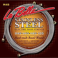 LA BELLA M45 Stainless Standard Light 45-105 струны для бас-гитары