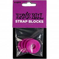 ERNIE BALL 5618 фиксаторы ремня (страплок), 4 шт., цвет фиолетовый