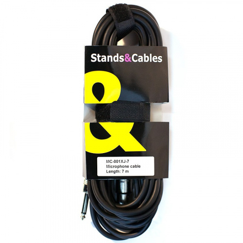 STANDS & CABLES MC-001XJ-7 микрофонный кабель XLR мама JACK моно, длина 7 метров