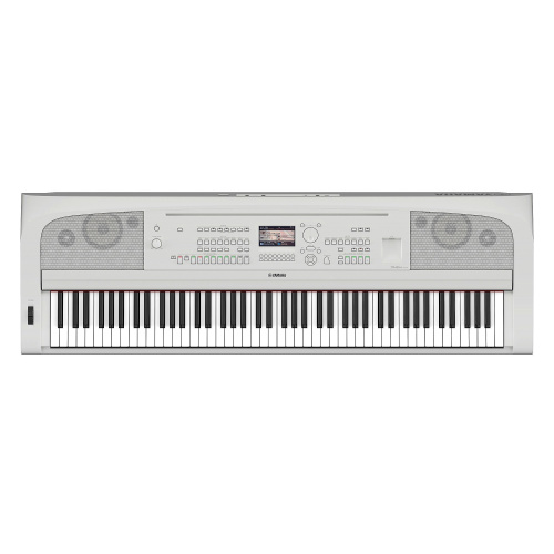 YAMAHA DGX-670WH интерактивный синтезатор, 88кл. GHS, 256 полиф., 630 тембра, 263 стилей, БП, бел фото 2