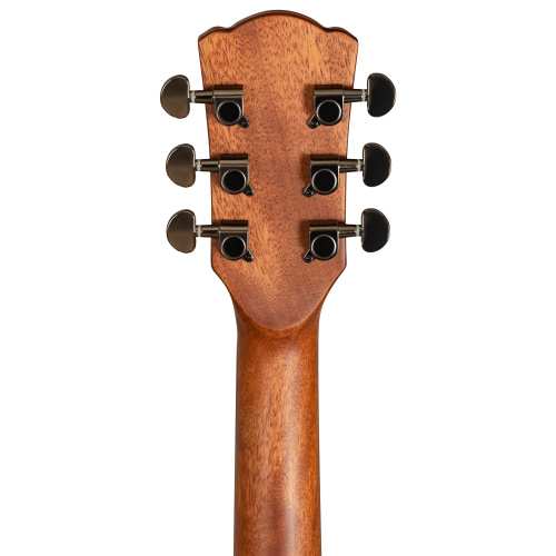 ROCKDALE Aurora D6 Satin C All-Mahogany акустическая гитара дредноут с вырезом, цвет натуральный, са фото 8