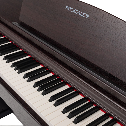 ROCKDALE Etude 128 Graded Rosewood цифровое пианино, 88 клавиш, цвет палисандр фото 9