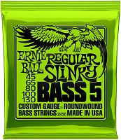 Ernie Ball 2836 струны для 5-струнной бас-гитары Nickel Bass Reguilar Slinky 5 (45-65-80-100-130)