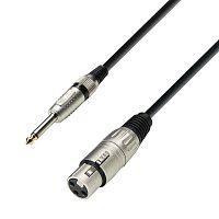 ADAM HALL K3 MFP 1000 микрофонный кабель XLR(F)-6,3 Jack mono, 10м