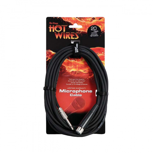OnStage MC12-25HZ микрофонный кабель Джек моно — XLR мама 7,5 м.