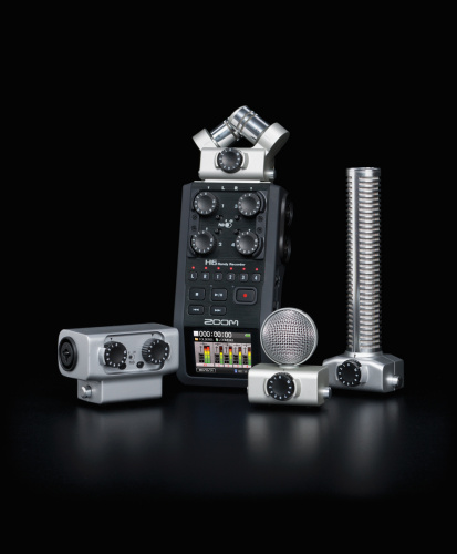 Zoom H6 ручной рекордер-портастудия. Каналы - 4/Сменные микрофоны/Цветной дисплей фото 15