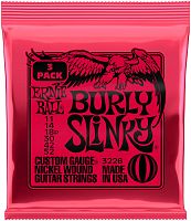 ERNIE BALL 3226 набор из 3х комплектов для эл. гитары Nickel Wound Burly Slinky (11-52)