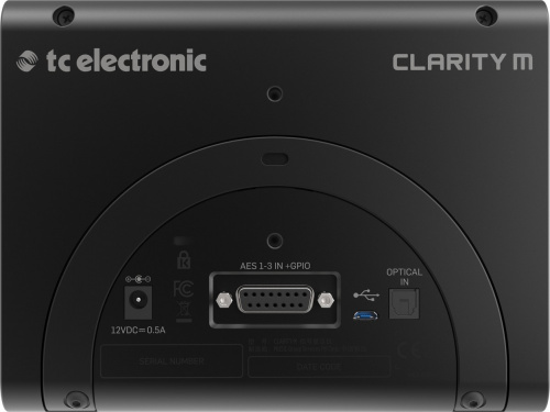 TC electronic Clarity M ЖК-монитор Стерео и 5.1 измеритель громкости, AES3 стерео или 5.1, USB, S/PDIF OPTICAL, 44,1/48 кГц фото 2