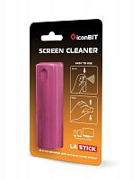 iconBIT LASTICK (pink) Комплект все-в-одном для очистки экранов мониторов ноутбуков и смартфонов в