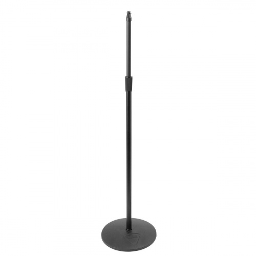 OnStage MS9212 микрофонная стойка, прямая, круглое основание, регулируемая высота,черная